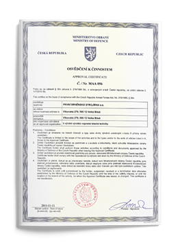 APPROVAL CERTIFICATE MAA 056