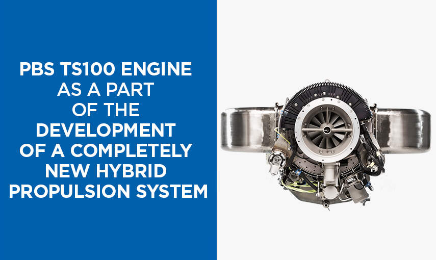 PBS TS100 engine as a part of the development of a completely new hybrid propulsion system