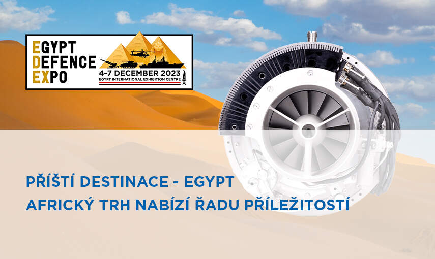 Náš výrobní program představíme na třetím ročníku veletrhu EDEX v Káhiře
